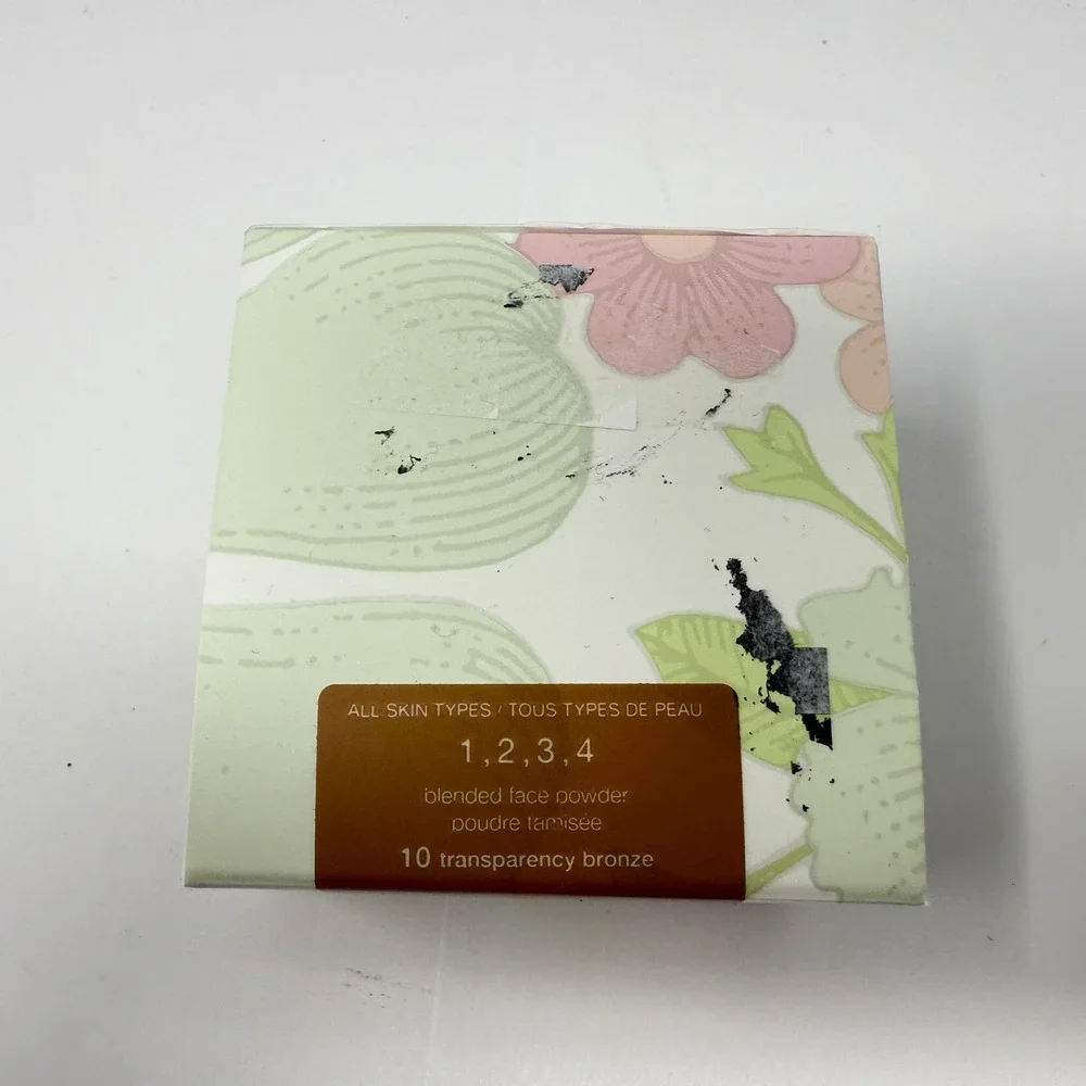 Clinique Blended Face Powder Translucency Bronze 10 Lightweight Oil Free Allergy